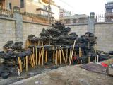 别墅假山园林建设